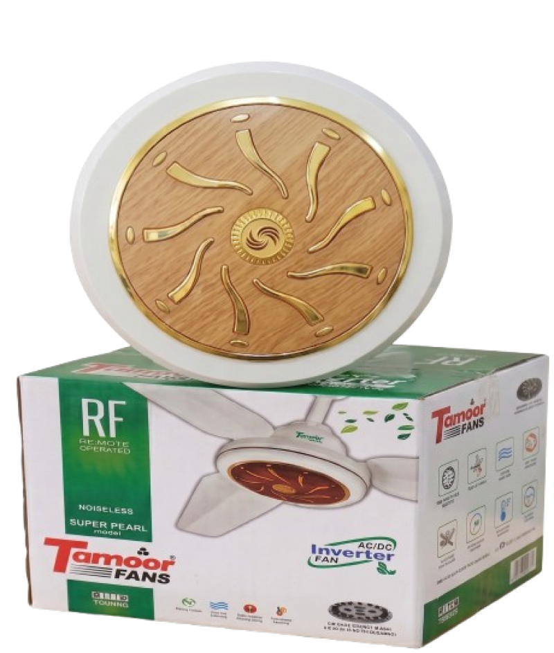 Tamoor AC DC Inverter Fan 30-55W yellow Variant Karachi