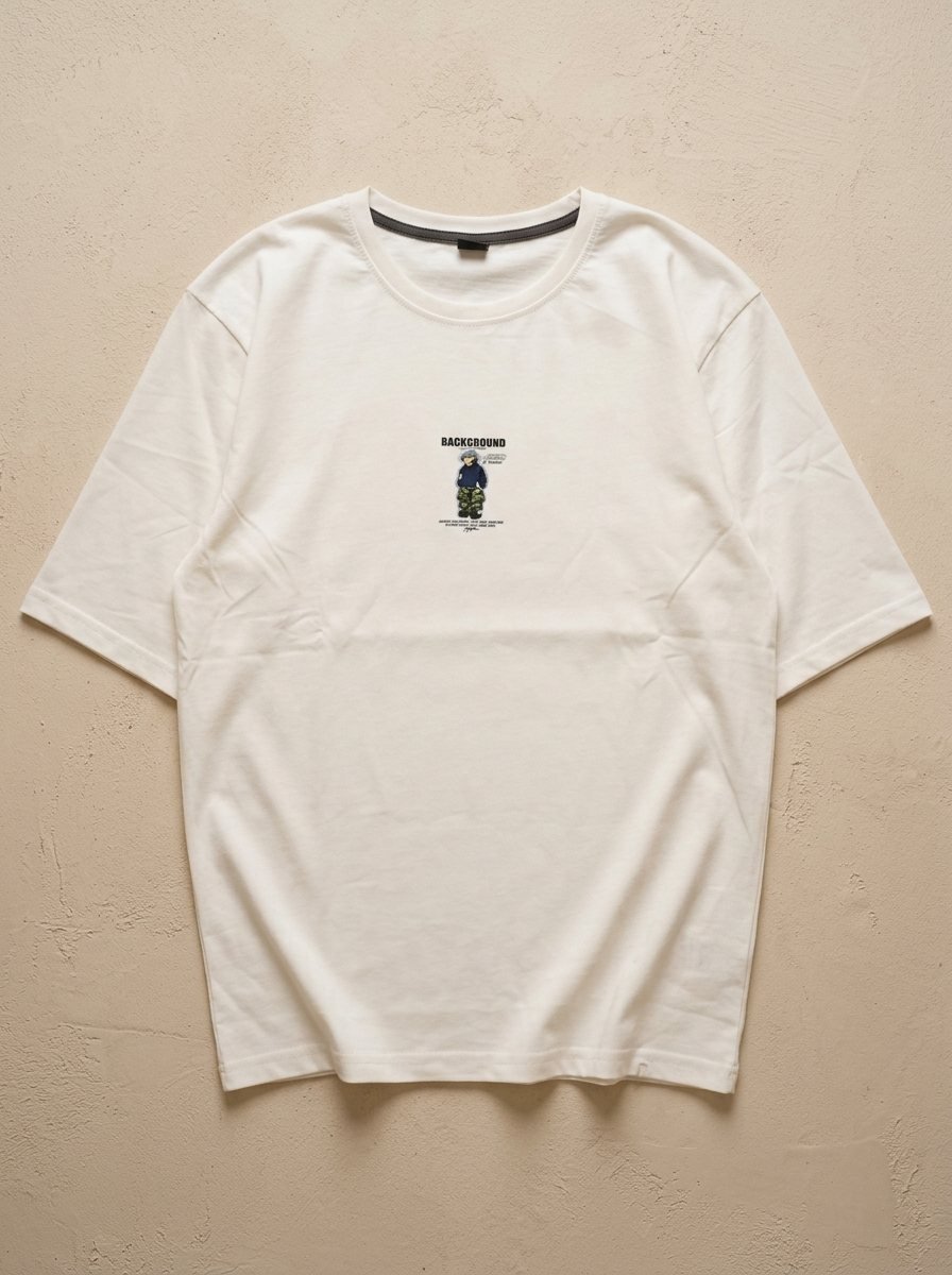 The Paris Leisure Drop-Shoulder Streetwear Tee